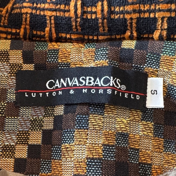 Vintage Canvasbacks Lutton & Horsfield Mixed Tapestry Blazer Size S - Picture 8 of 13